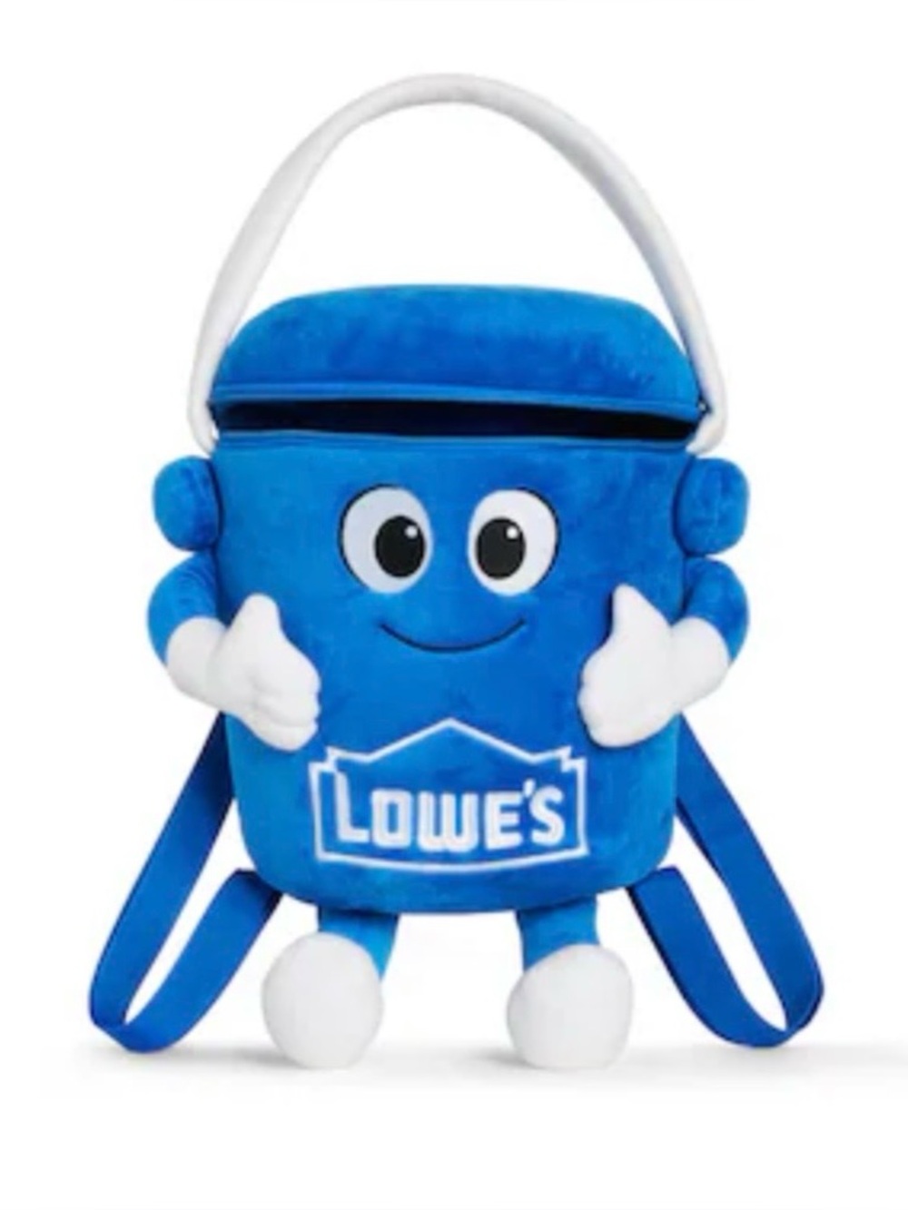 Lowe's Big Blue Plush Backpack NIP